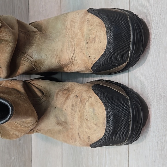 Red Wing Men's Leather Steel Toe Vibram Work Boots 4448 Shoes Sz 11D - Picture 4 of 12